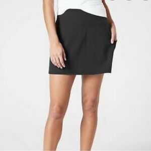 Athleta Action Skort in Dobby 14.5” in Black, size L. NWT